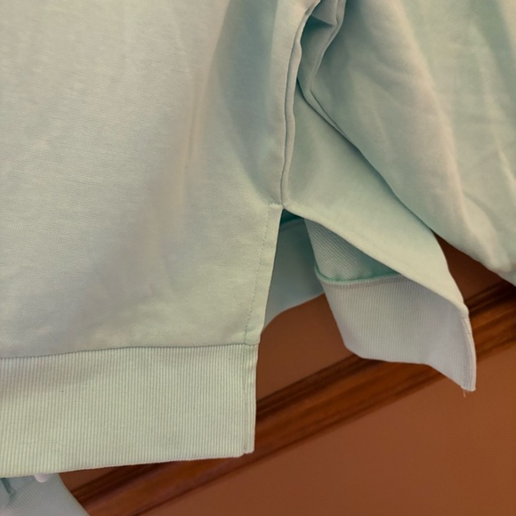 Cabana Crown & Ivy French Terry Sweatshirt light blue size 2X - Picture 6 of 7